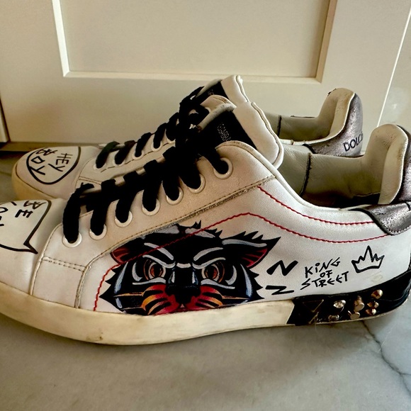 Dolce & Gabbana Shoes - Dolce and Gabbana Portofino sneakers size 10.